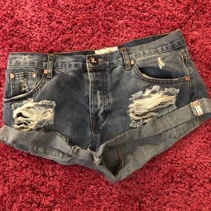 One Teaspoon Denim Shorts W29